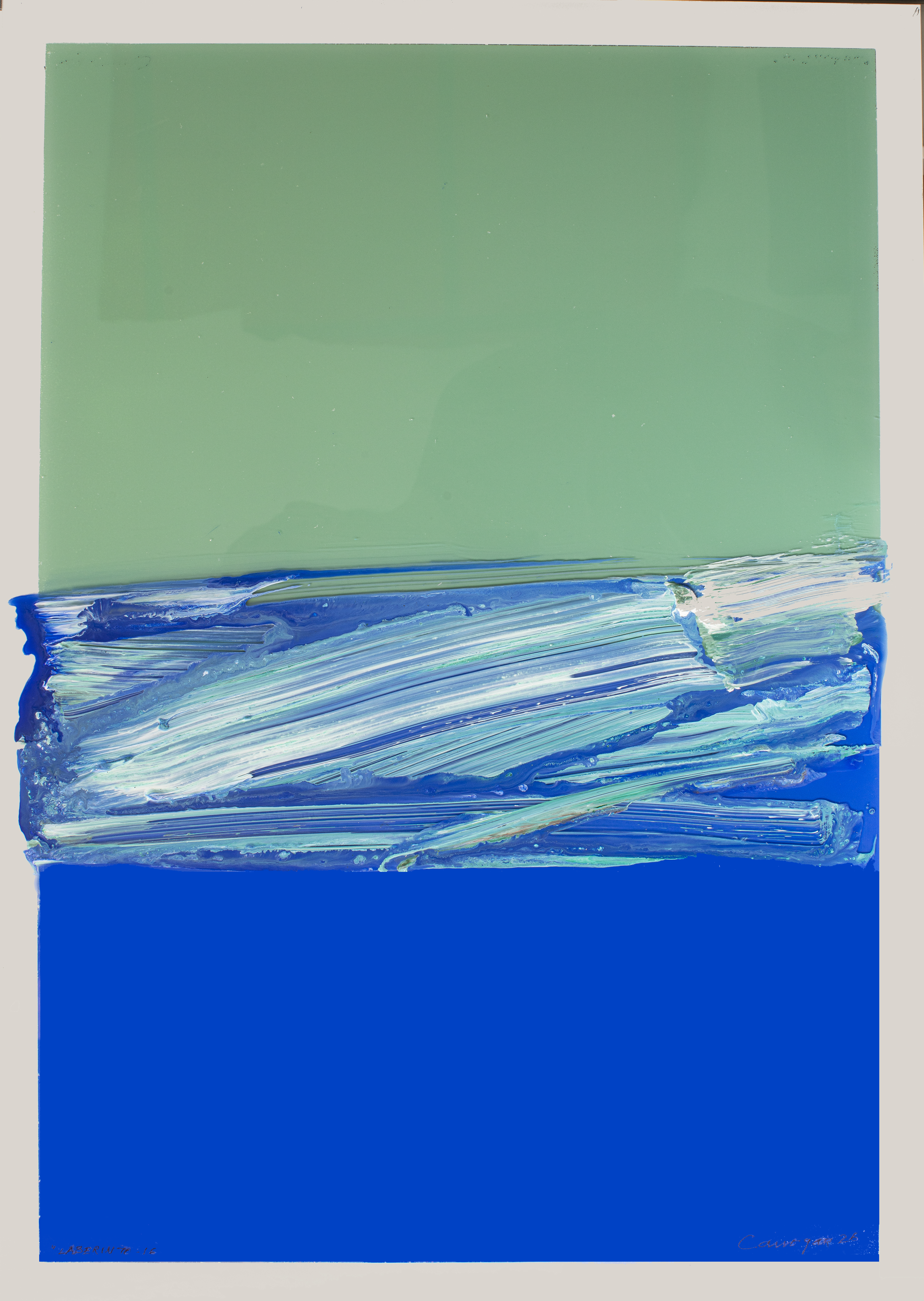 Rafael Canogar: Serie Laberinto 16