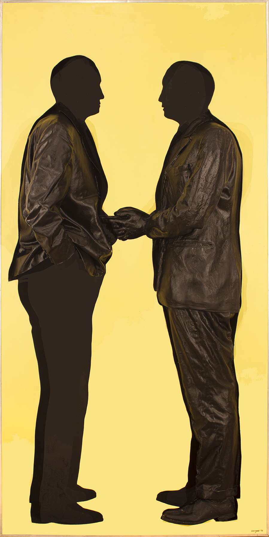 Rafael Canogar: Composición con dos figuras