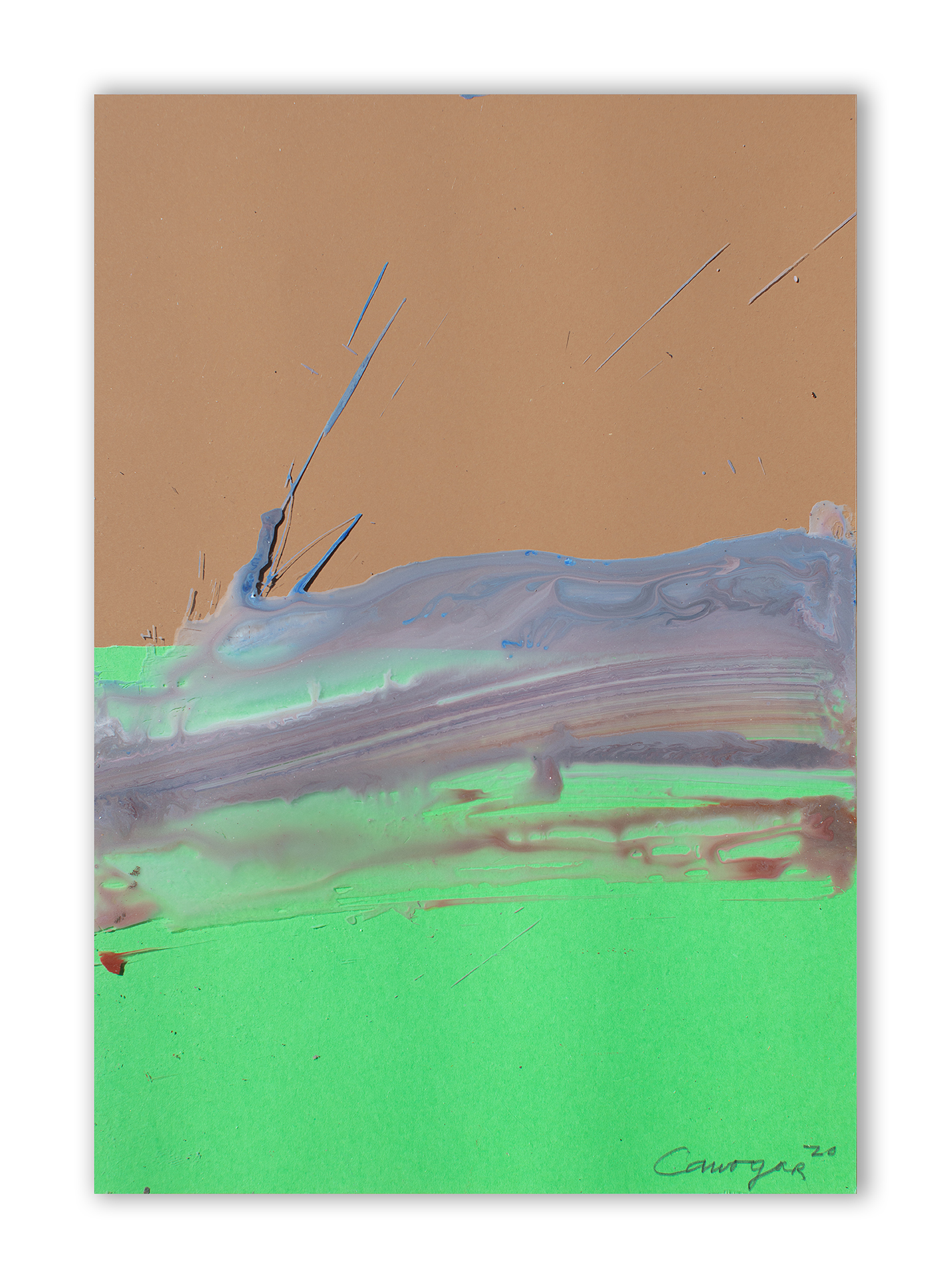 Rafael Canogar: Confinamiento 005