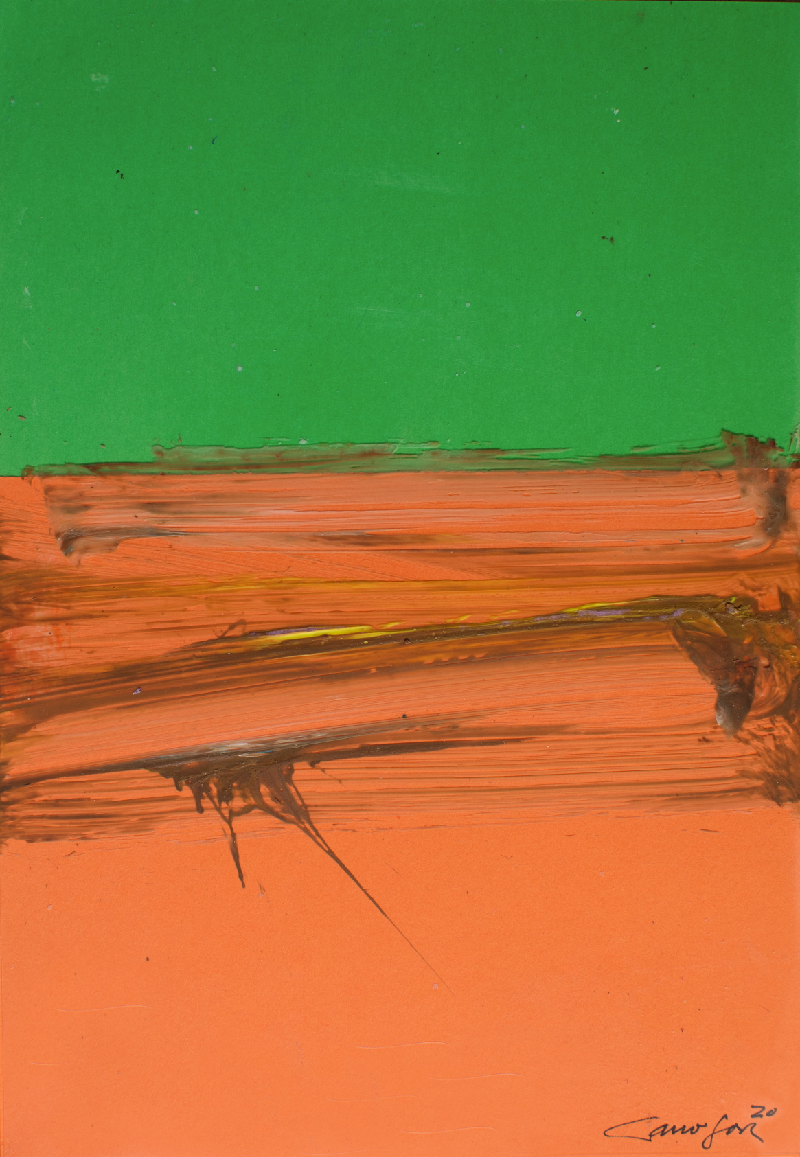 Rafael Canogar: Confinamiento 080