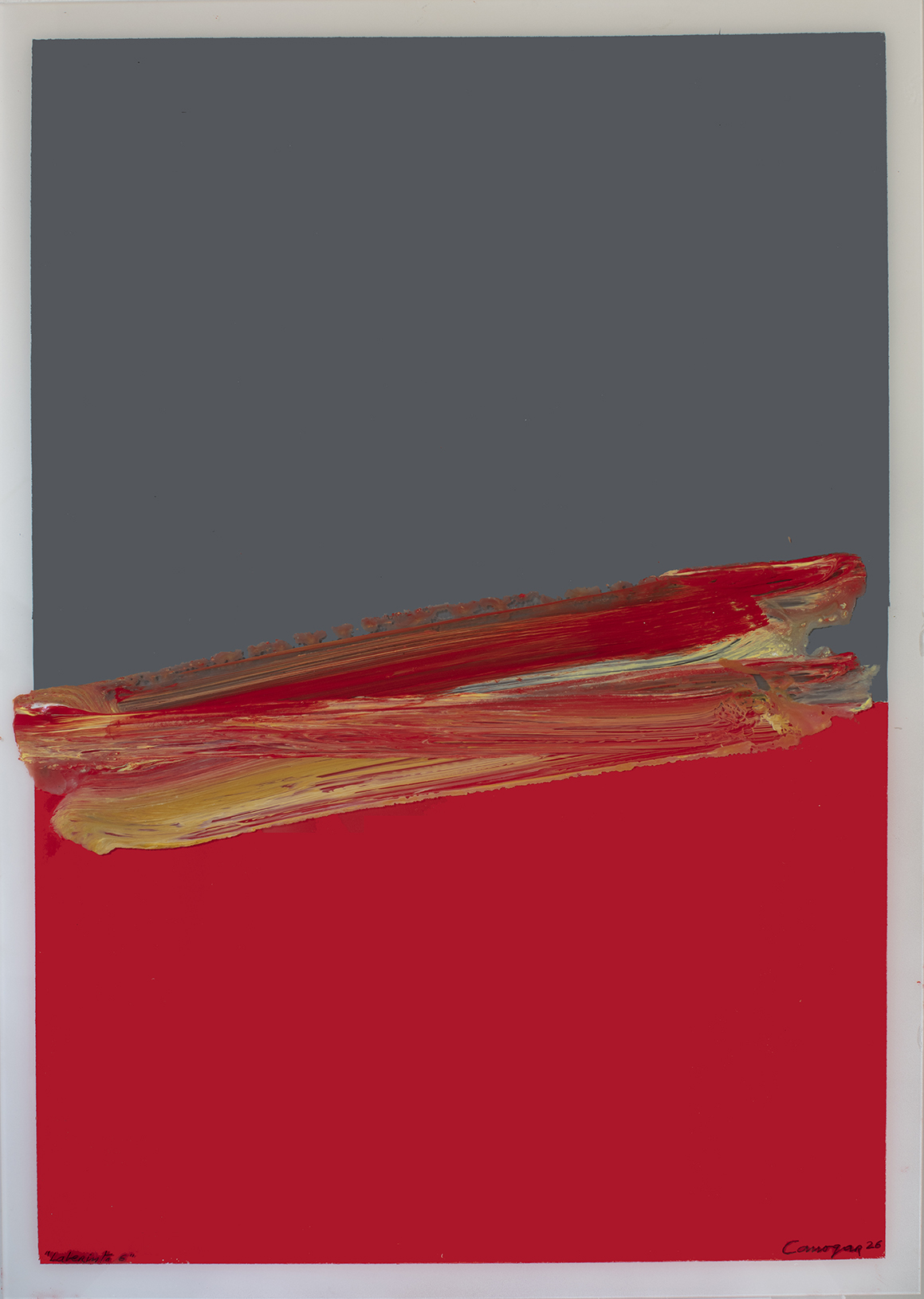 Rafael Canogar: Serie Laberinto 6