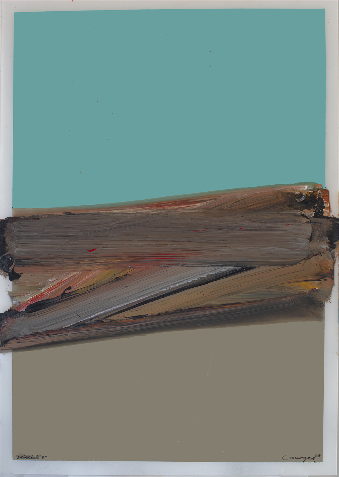 Rafael Canogar: Serie Laberinto 9