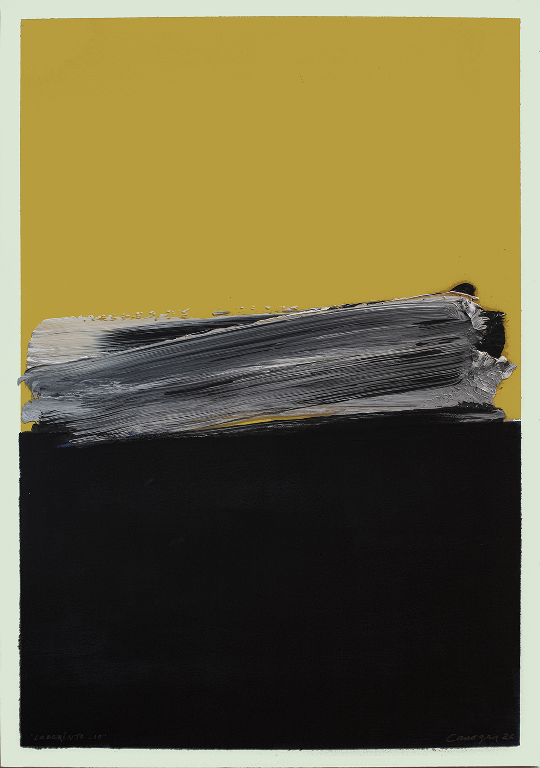 Rafael Canogar: Serie Laberinto 10