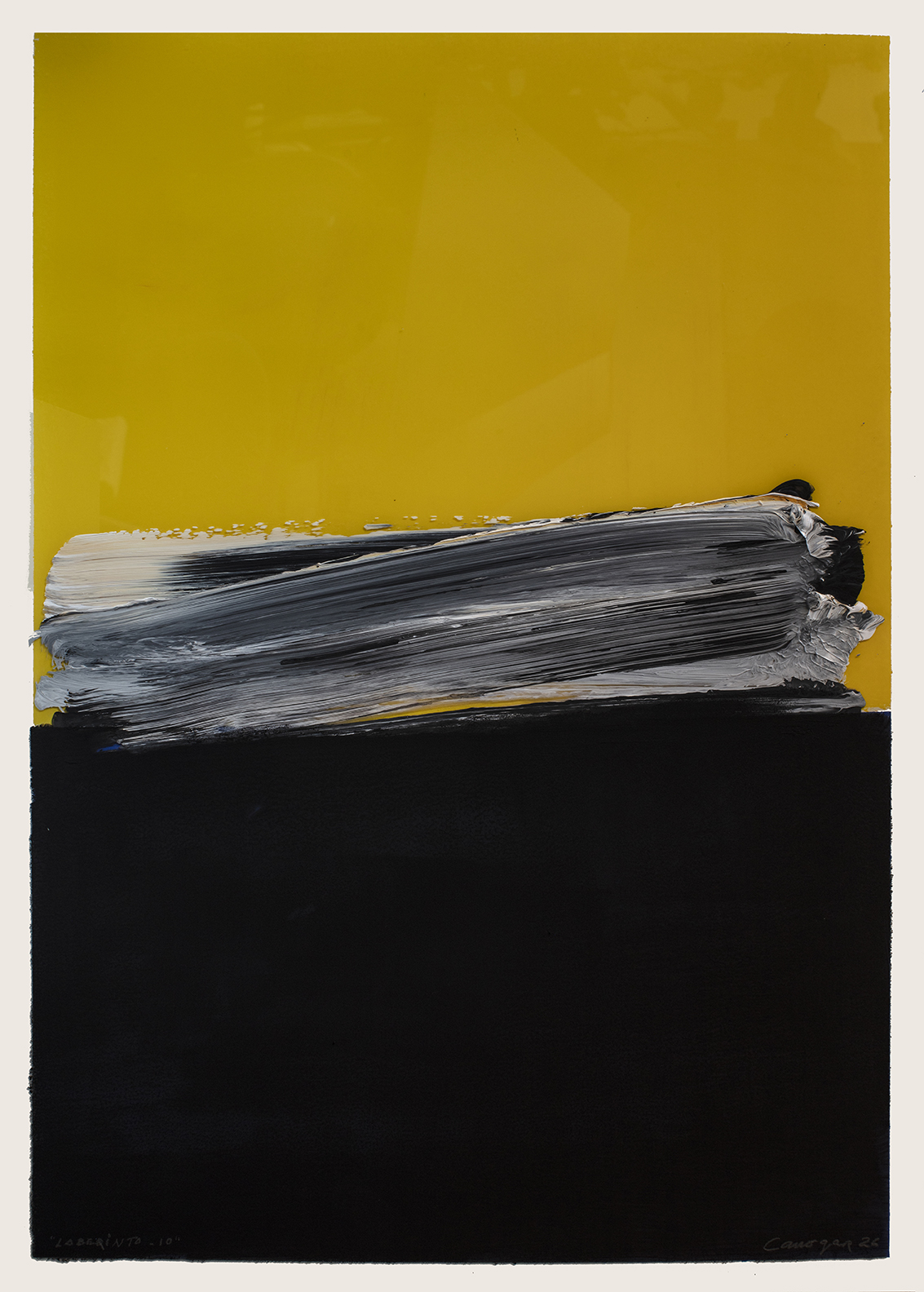 Rafael Canogar: Serie Laberinto 10
