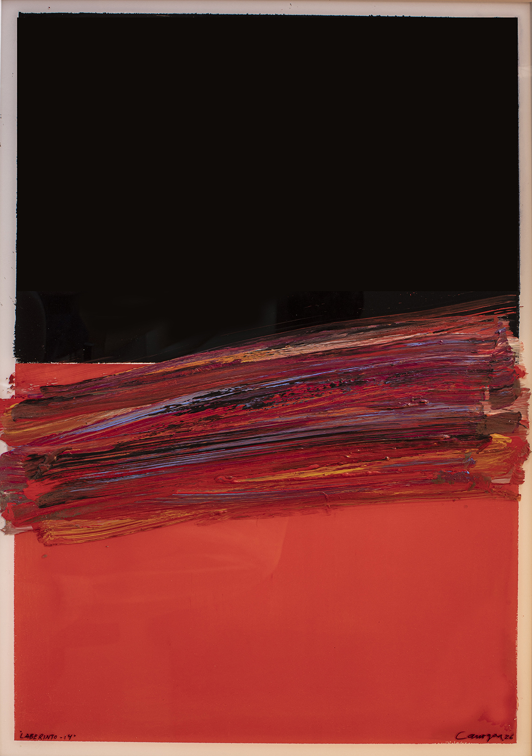 Rafael Canogar: Serie Laberinto 14