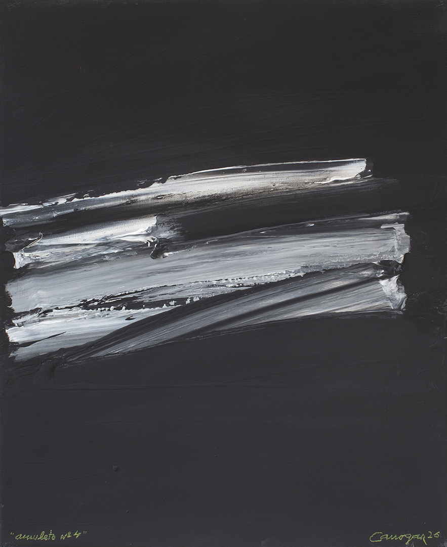 Rafael Canogar: Serie Amuleto Nº 4