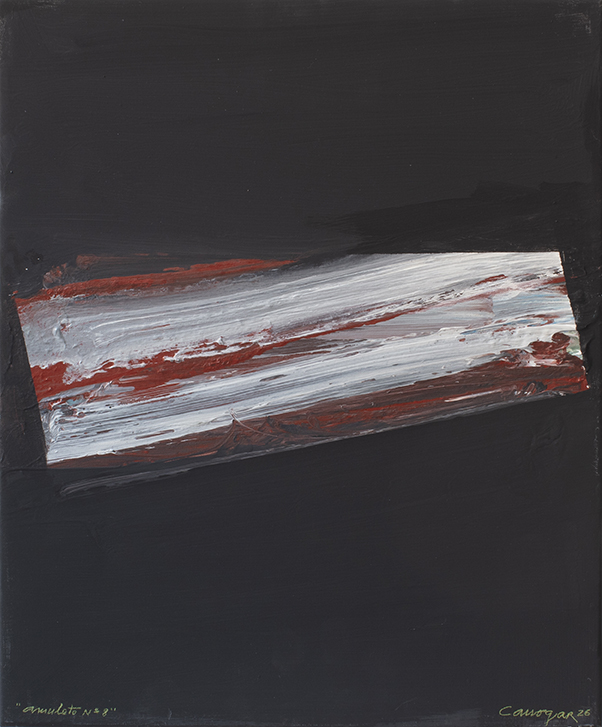 Rafael Canogar: Serie Amuleto Nº 8