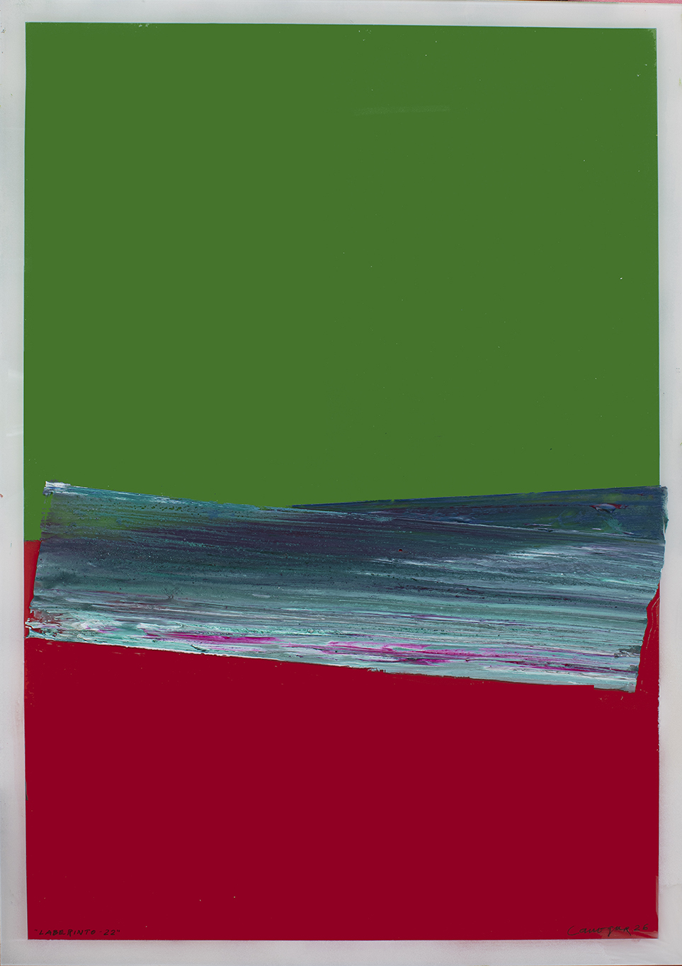 Rafael Canogar: Serie laberinto 22