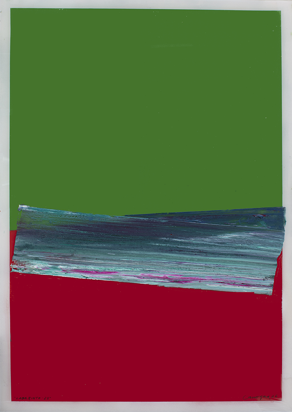 Rafael Canogar: Serie Laberinto 22