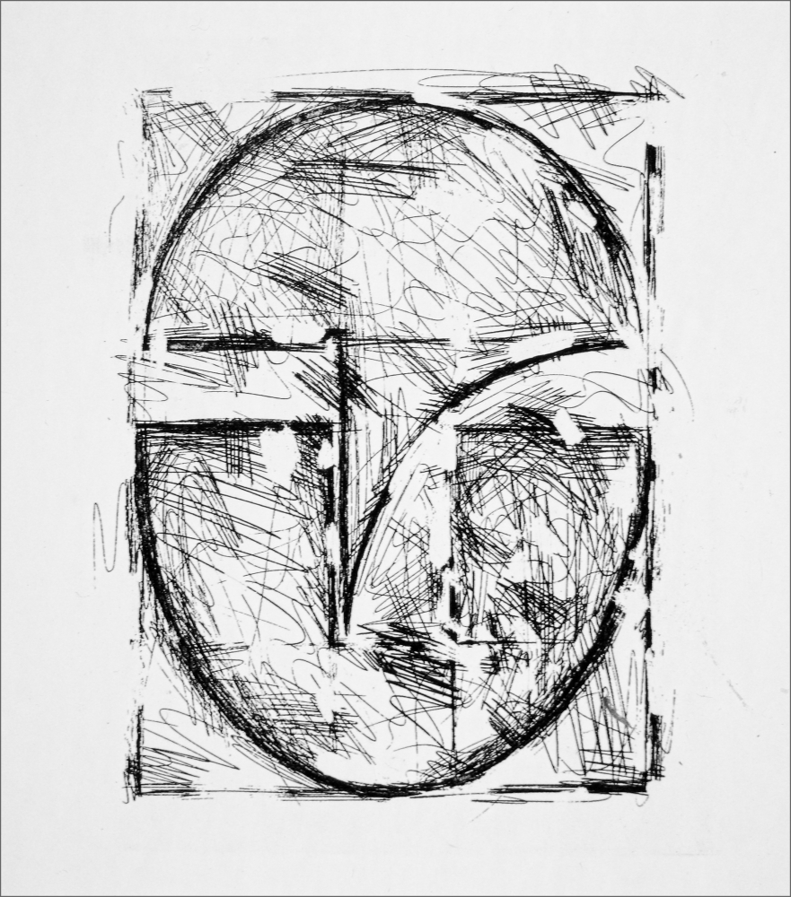 Cabeza. Carpeta: "Carpeta Artistas diversos. Belgrado 98"