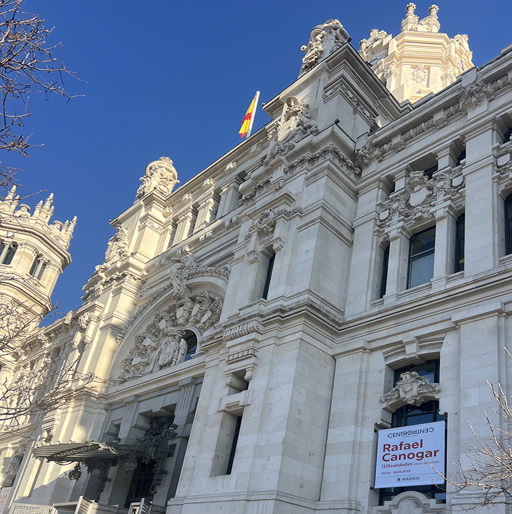 Inauguración de retrospectiva en CentroCentro, (Madrid)
